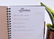 25% off : Bible Study Journal : Vintage : Complete Bible Reading Chart : Cataloged Notes and Thoughts