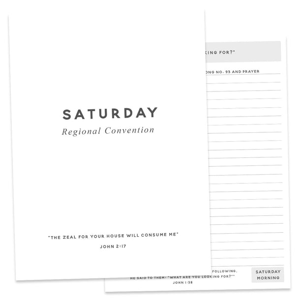 2025 Pure Worship Regional Convention Journal : Brothers