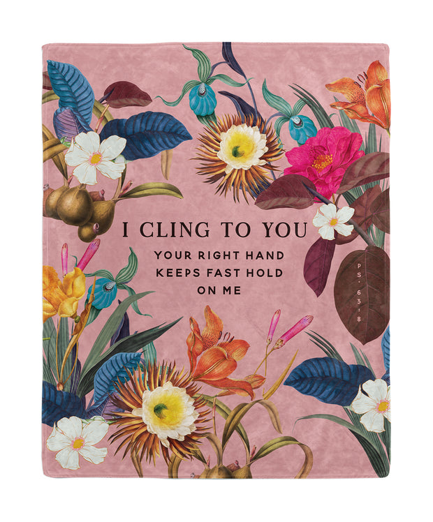 I Cling To You Vintage Blanket