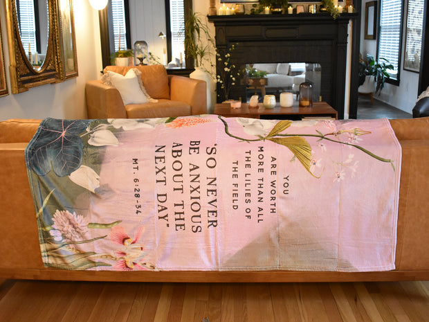 New Never Be Anxious Blanket