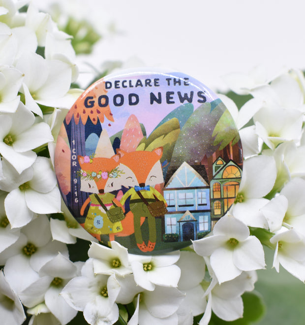 5 Pack Declare the Good News Kids Convention Buttons 2024