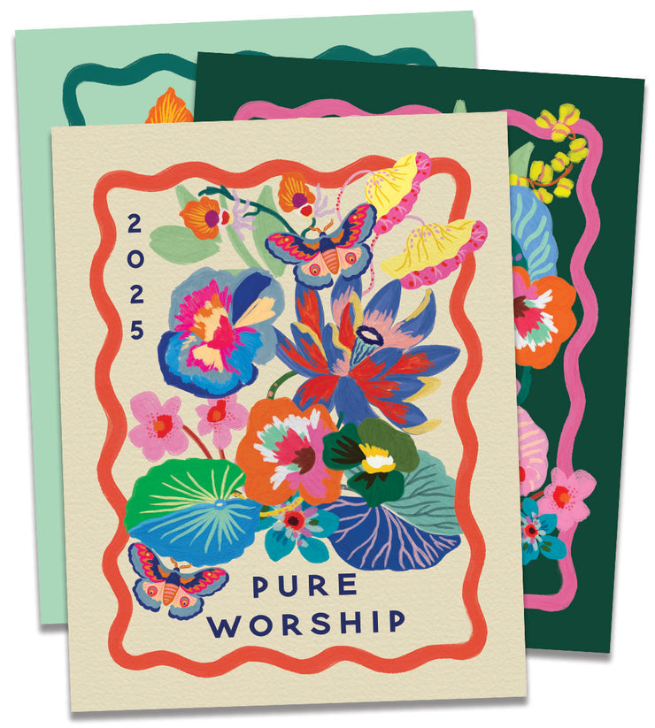 6 Pack : Pure Worship 2025 Birds and Flowers Collection : Lens / Screen Cloths