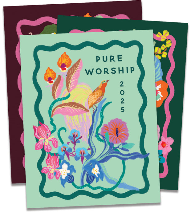 6 Pack : Pure Worship 2025 Birds and Flowers Collection : Lens / Screen Cloths