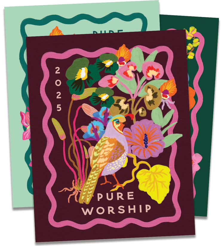 6 Pack : Pure Worship 2025 Birds and Flowers Collection : Lens / Screen Cloths