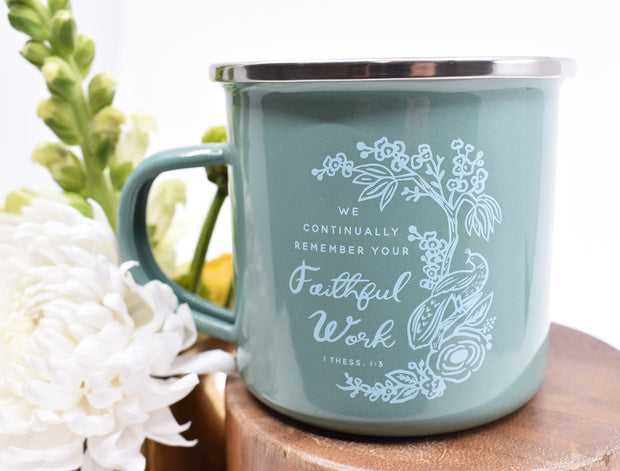 Enamel Mug : Faithful Sisters
