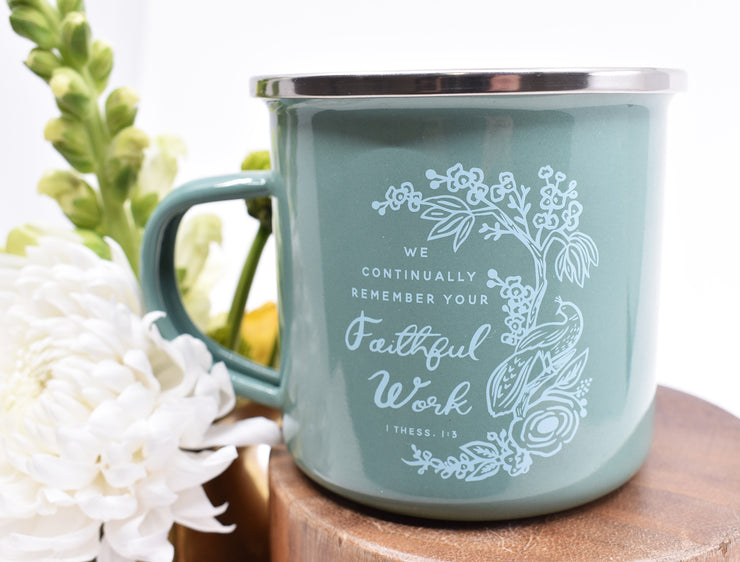 Enamel Mug : Faithful Sisters