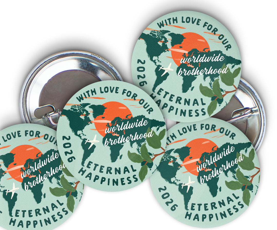 10 Pack : 2026 Eternal Happiness International Convention Buttons