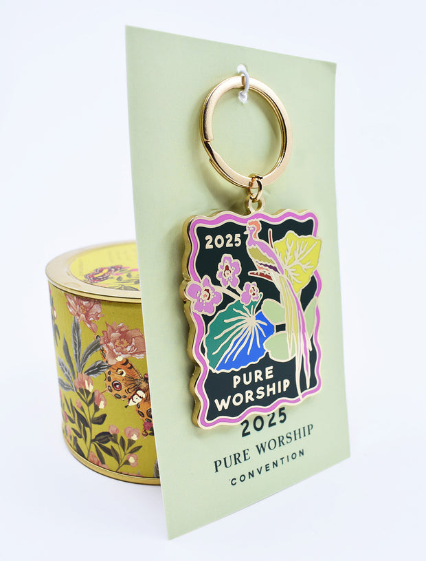 Pure Worship Enamel Keychain 2025