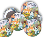 5 Pack Declare the Good News Kids Convention Buttons 2024