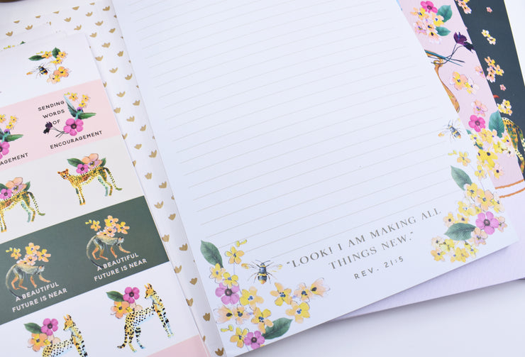 Letter Writing Kit : 3 Sticker Sheets