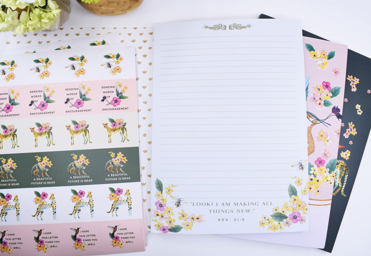 Letter Writing Kit : 3 Sticker Sheets