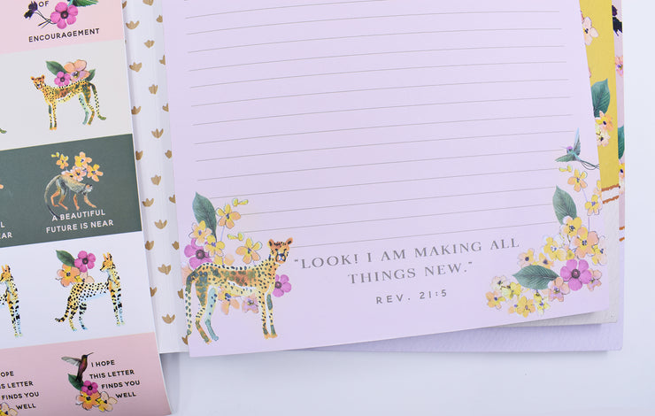 Letter Writing Kit : 3 Sticker Sheets