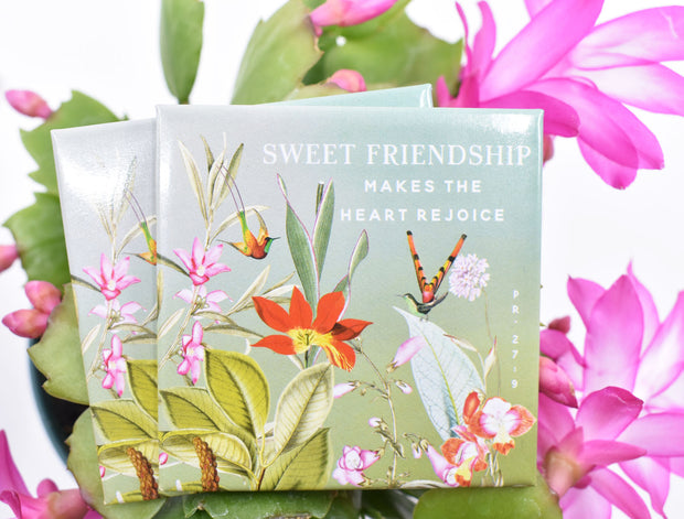 2 Pack : Friendship Botanical Magnets