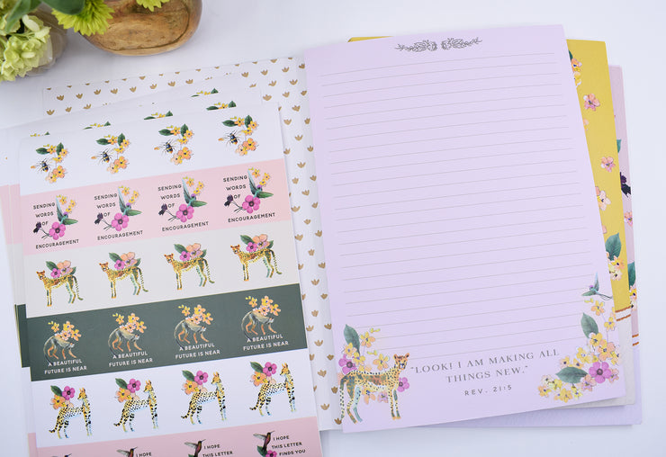 Letter Writing Kit : 3 Sticker Sheets