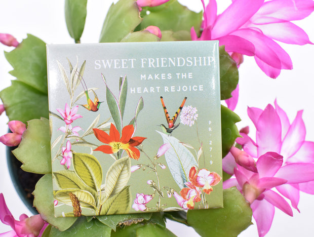 2 Pack : Friendship Botanical Magnets