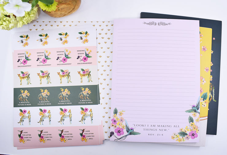 Letter Writing Kit : 3 Sticker Sheets