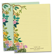 2 Pack Letter Writing Memo Pads + Stickers