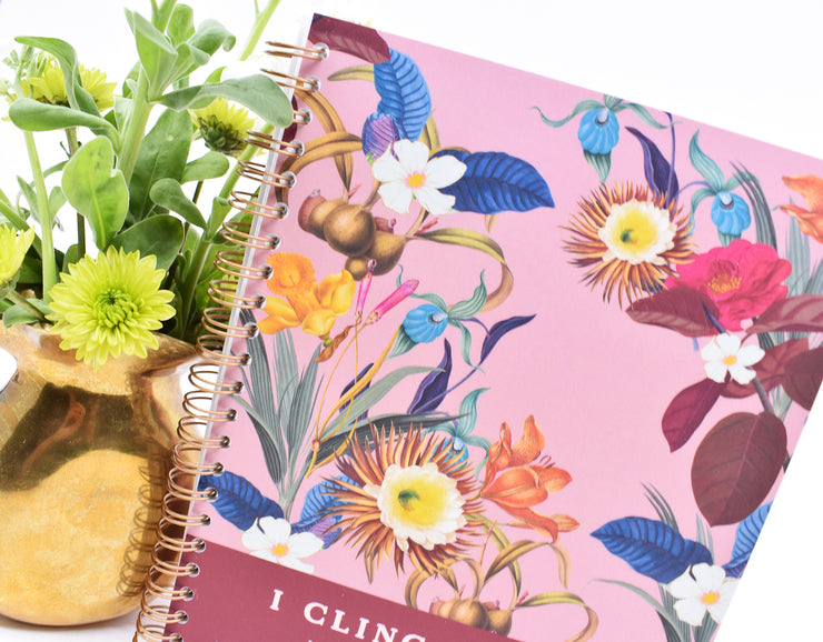 Vintage Floral Spiral Notebook