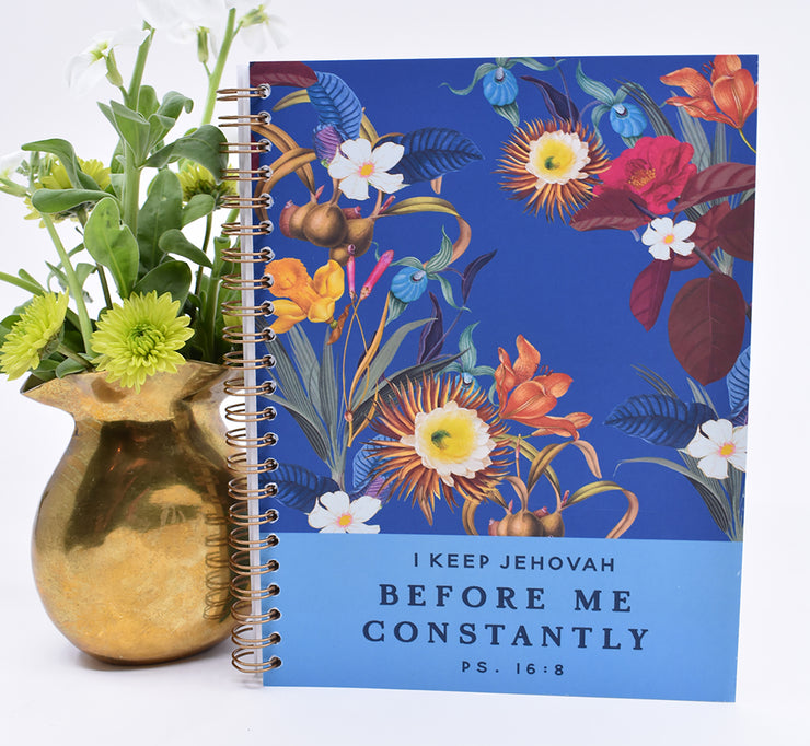 Vintage Floral Spiral Notebook