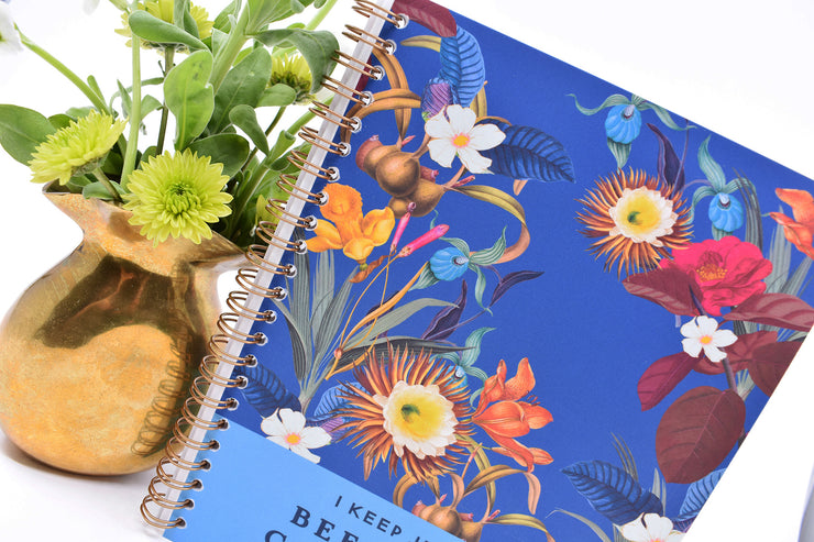 Vintage Floral Spiral Notebook