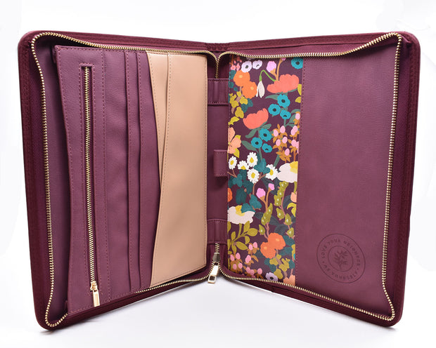 Ministry Organizer : Burgundy Floral