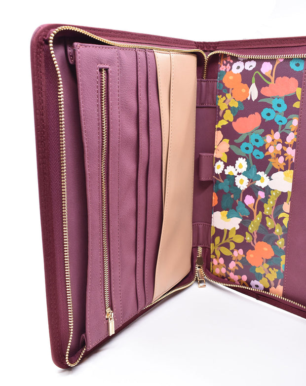 Ministry Organizer : Burgundy Floral