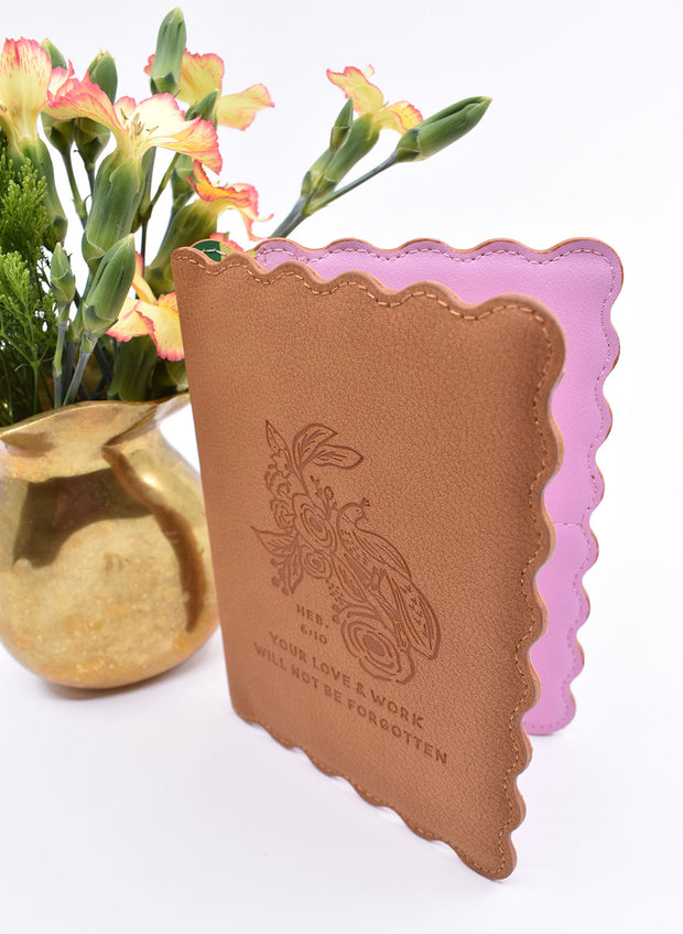 Contact Card / Invitation Combo : Brown & Stripe