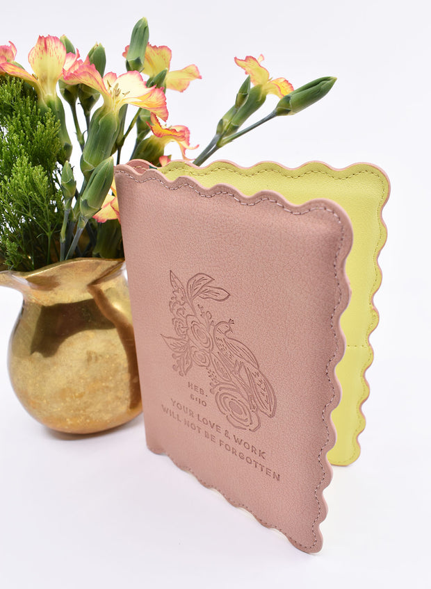 Contact Card / Invitation Combo : Blush & Stripe