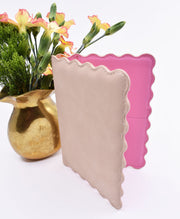 Contact Card / Invitation Combo : Ivory & Stripe