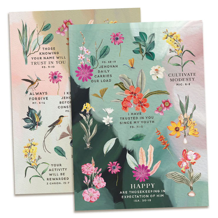 Botanical Stickers : 5 Pages