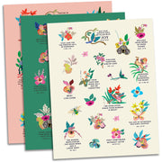 Bible Study Journal : Complete Bible Reading Chart : Cataloged Notes and Thoughts : With Stickers