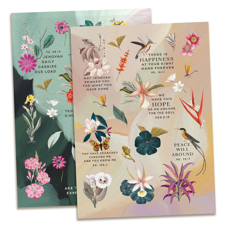 Botanic Blends Sticker Botanical Stickers : 5 Pages – Happier To Give