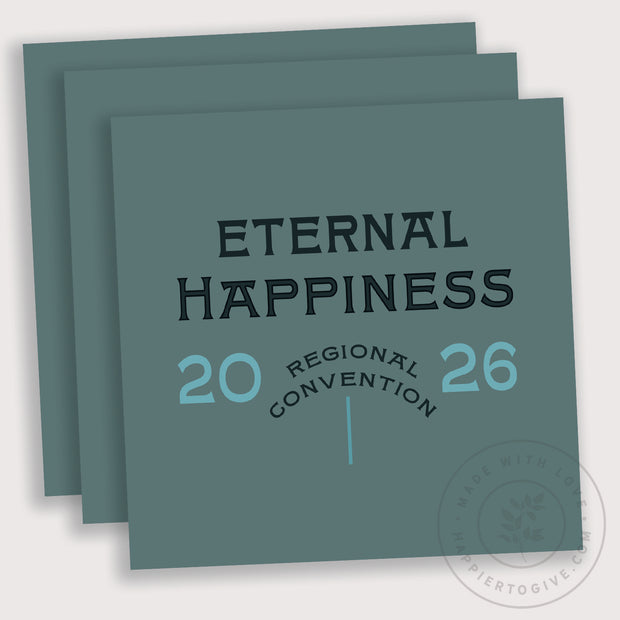 5 Pack Screen Cloths : Eternal Happiness 2026 Convention