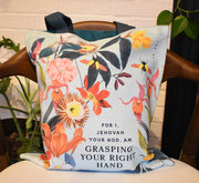 Grasping Your Right Hand Vintage Tote