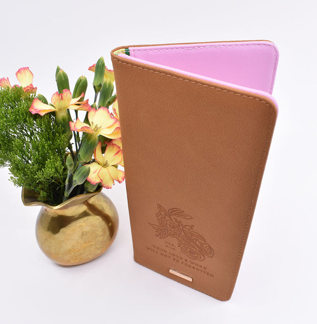 Tract Holder : Brown Stripe