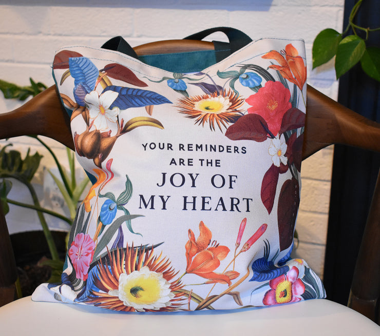 Joy of My Heart Vintage Tote