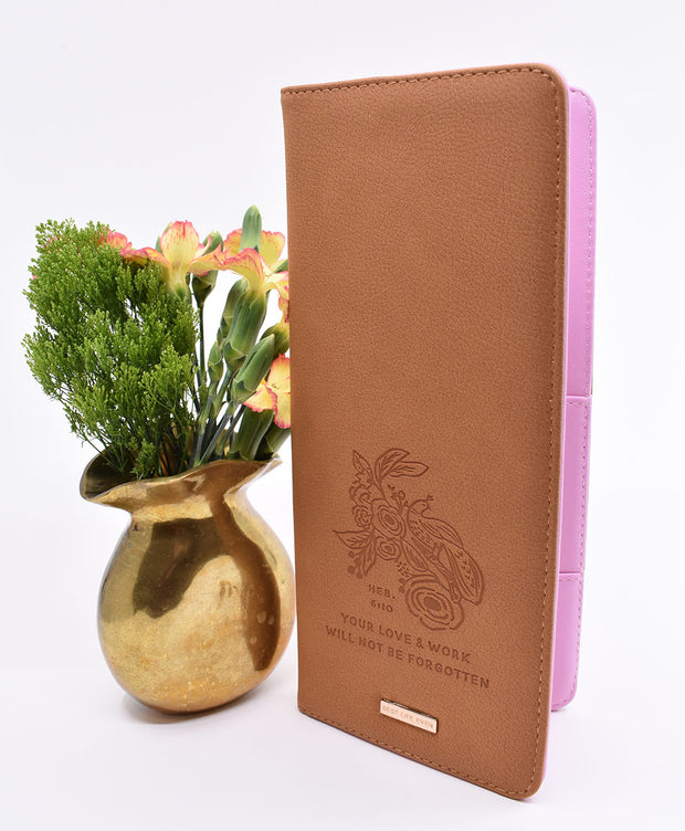 Tract Holder : Brown Stripe