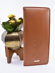 Tract Holder : Warm Brown - Floral