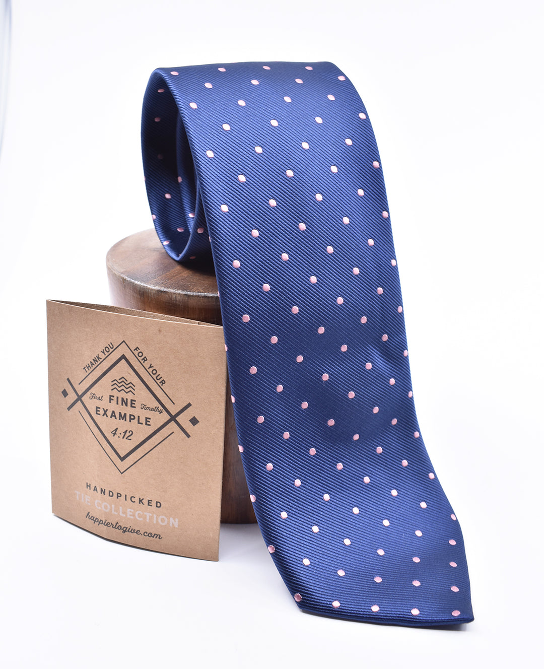 slim polka dot tie