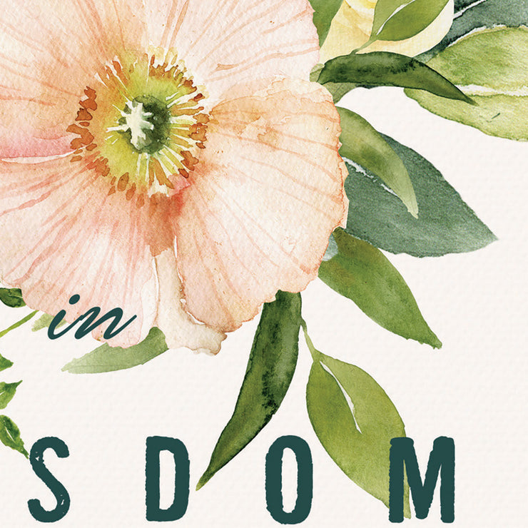 Wisdom & The Law of Kindness : Vintage Botanicals : Printable Download