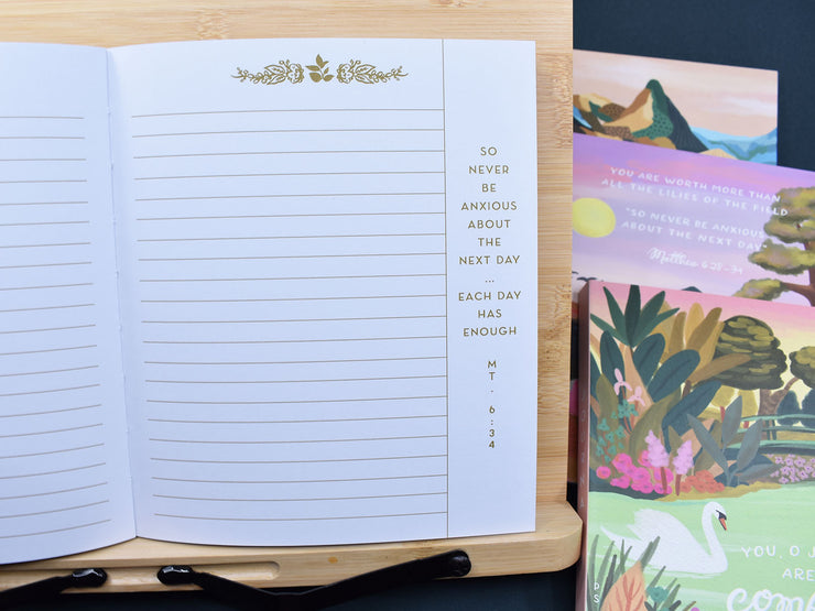 50% off : Lined Journals Filled With Verses : 4 Designs