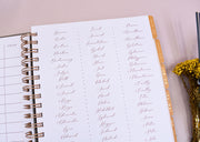 30% off : Bible Study Journal : Complete Bible Reading Chart : Cataloged Notes and Thoughts