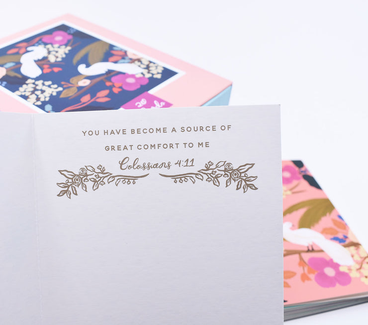 70% off Box of Encouragement : 20 Greeting Cards + 2 Sticker Sheets