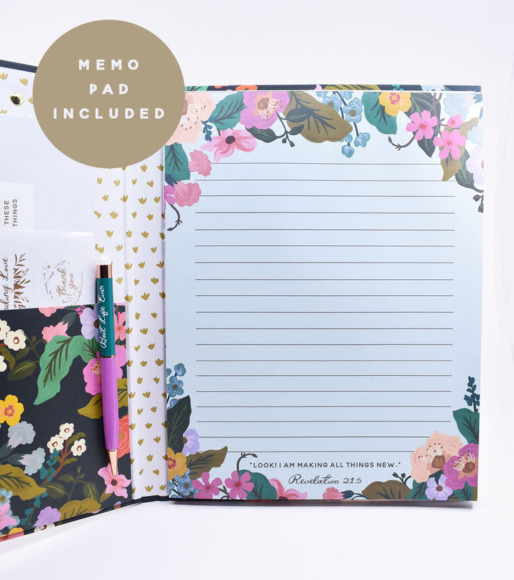Pads Large Letter Writing Memo Pad and Clipfolio