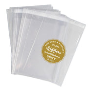 4.5" x 6" JW gift bags, Self sealing strip, Design print in gold