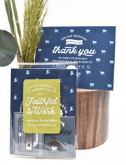 50 Pack Clear Bags for Gifting : Continually thankful for your faithful work:)