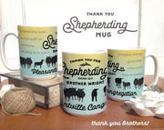 Shepherding Us Sheep - Coffee Mug - Custom Made With Name & Congregation