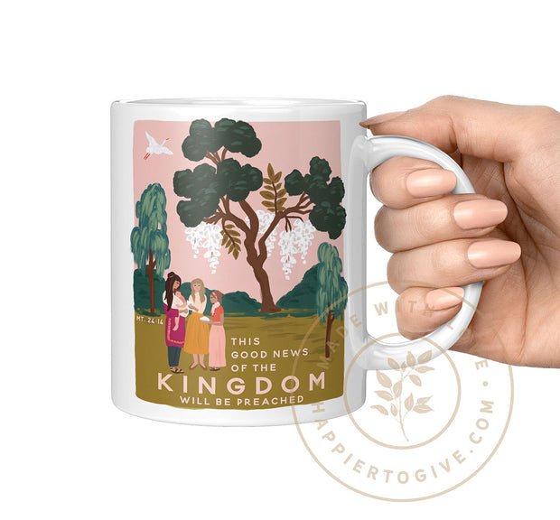 Preaching Scenes From Around The World : Personalized Mug : Service Partners, Baptism, Pioneer School, or Pioneer Gifts