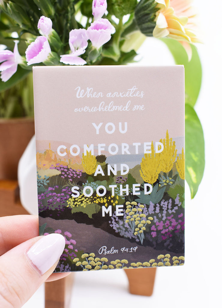 3 Pack : Peace & Comfort Magnets : Wild Garden Collection : 40% off