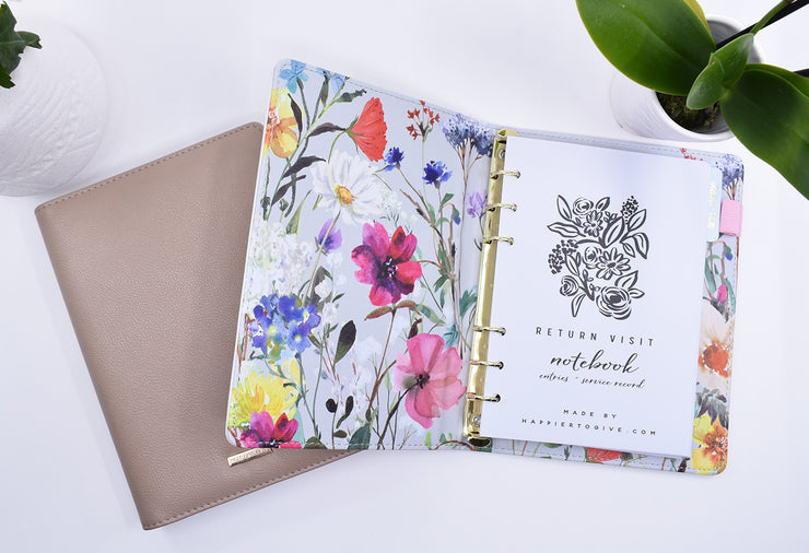 Pioneer Planner / Return Visit Compact Binder : Loose Leaf Pages ...